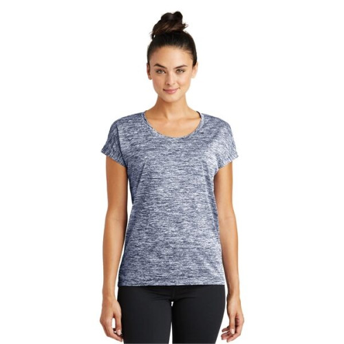 Sport-Tek Women's PosiCharge Electric Heather Sporty Tee.