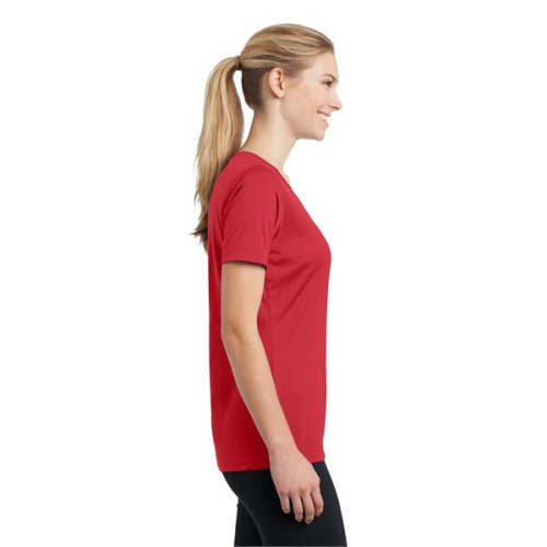 Sport-Tek Women's PosiCharge Competitor V-Neck Tee.