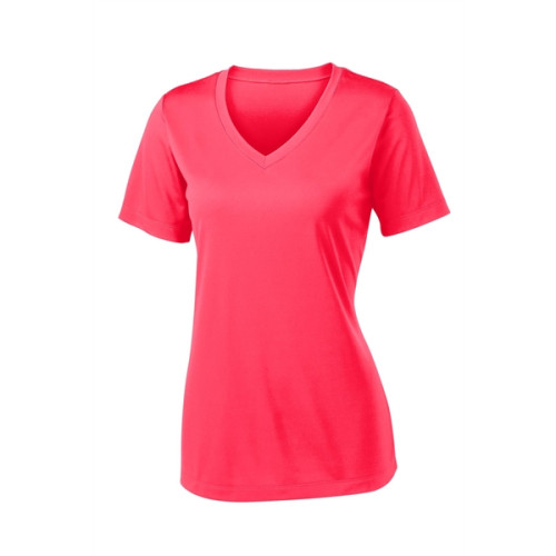 Sport-Tek Women's PosiCharge Competitor V-Neck Tee.