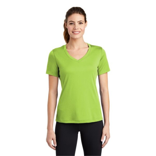 Sport-Tek Women's PosiCharge Competitor V-Neck Tee.
