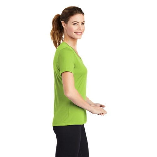 Sport-Tek Women's PosiCharge Competitor V-Neck Tee.