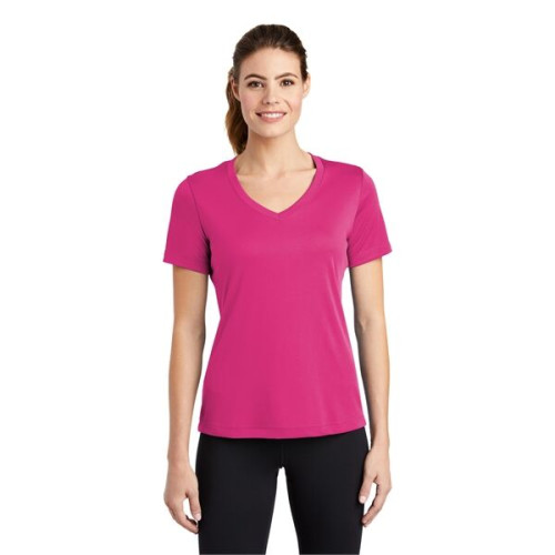 Sport-Tek Women's PosiCharge Competitor V-Neck Tee.