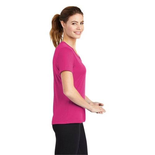 Sport-Tek Women's PosiCharge Competitor V-Neck Tee.