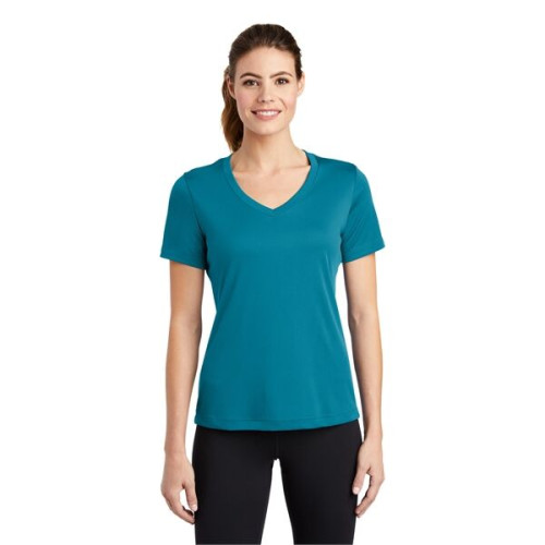 Sport-Tek Women's PosiCharge Competitor V-Neck Tee.