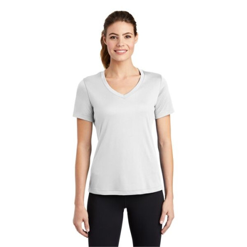 Sport-Tek Women's PosiCharge Competitor V-Neck Tee.