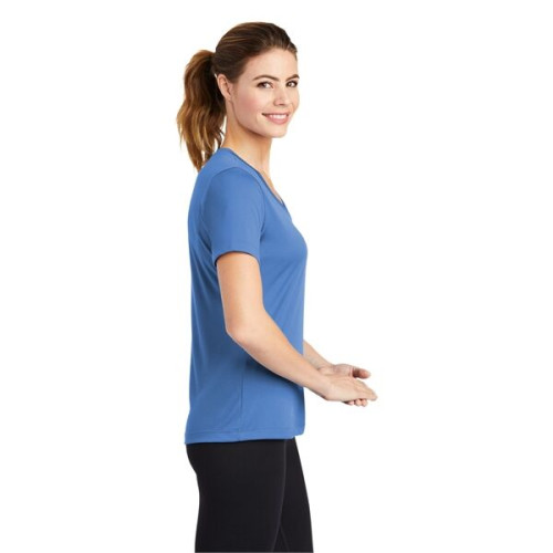 Sport-Tek Women's PosiCharge Competitor V-Neck Tee.