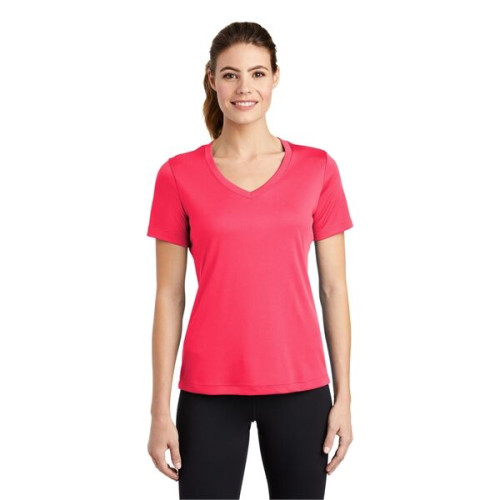 Sport-Tek Women's PosiCharge Competitor V-Neck Tee.