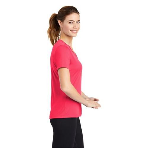 Sport-Tek Women's PosiCharge Competitor V-Neck Tee.