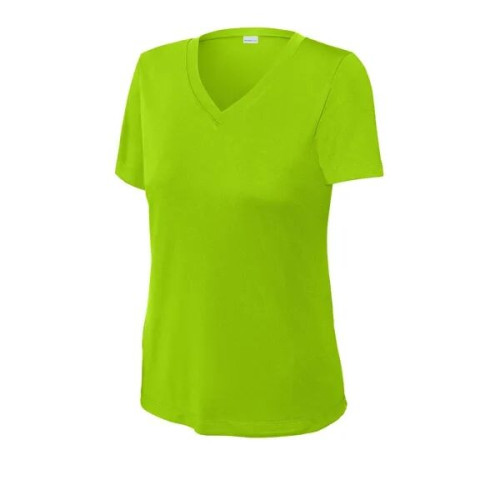 Sport-Tek Women's PosiCharge Competitor V-Neck Tee.