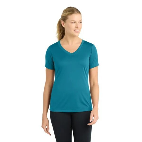 Sport-Tek Women's PosiCharge Competitor V-Neck Tee.