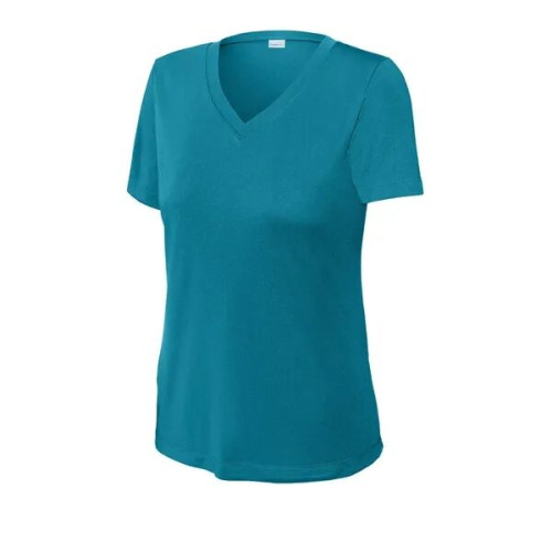 Sport-Tek Women's PosiCharge Competitor V-Neck Tee.