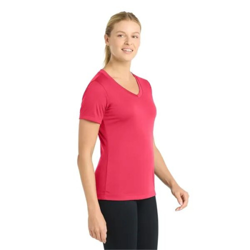 Sport-Tek Women's PosiCharge Competitor V-Neck Tee.