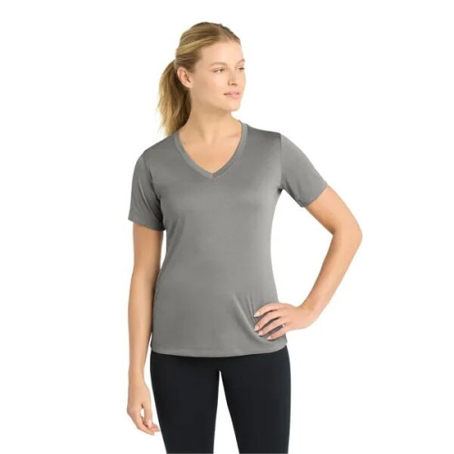 Sport-Tek Women's PosiCharge Competitor V-Neck Tee.