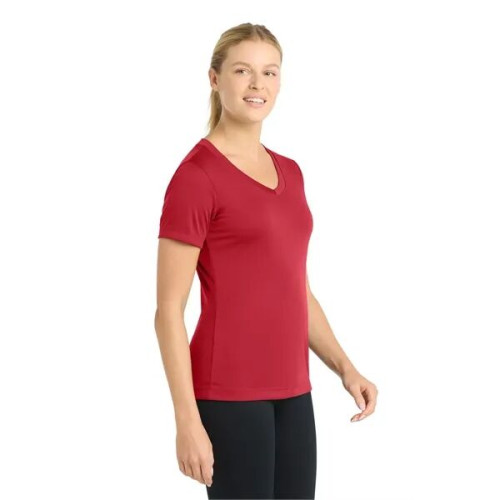 Sport-Tek Women's PosiCharge Competitor V-Neck Tee.