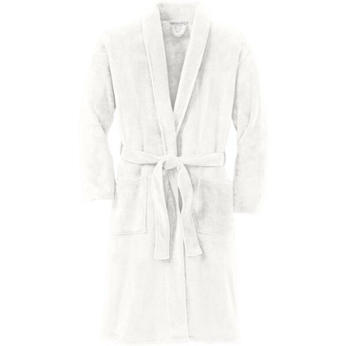 Port Authority Plush Microfleece Shawl Collar Robe.