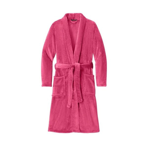 Port Authority Plush Microfleece Shawl Collar Robe.