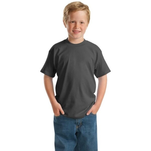Hanes - Youth EcoSmart 50/50 Cotton/Poly T-Shirt.