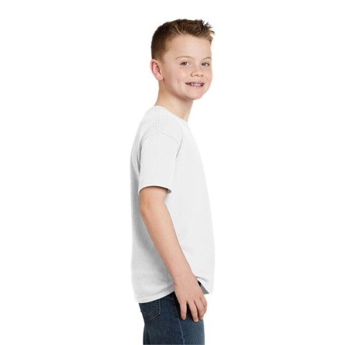 Hanes - Youth EcoSmart 50/50 Cotton/Poly T-Shirt.