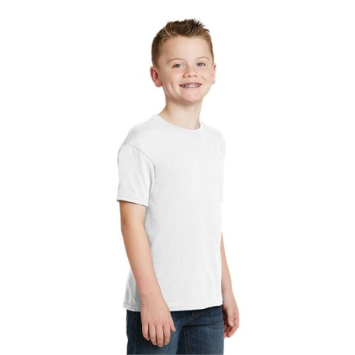Hanes - Youth EcoSmart 50/50 Cotton/Poly T-Shirt.