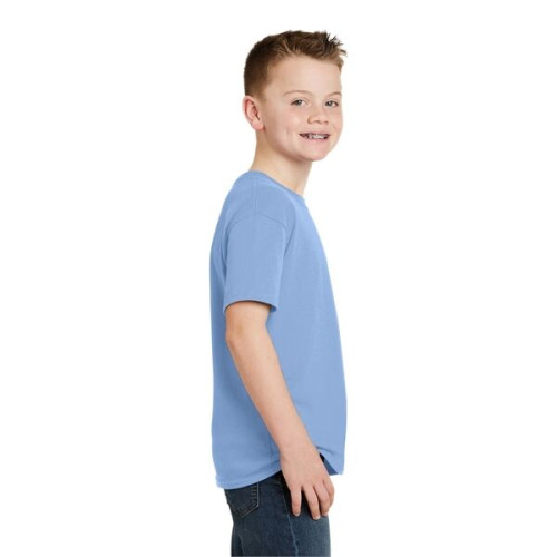 Hanes - Youth EcoSmart 50/50 Cotton/Poly T-Shirt.