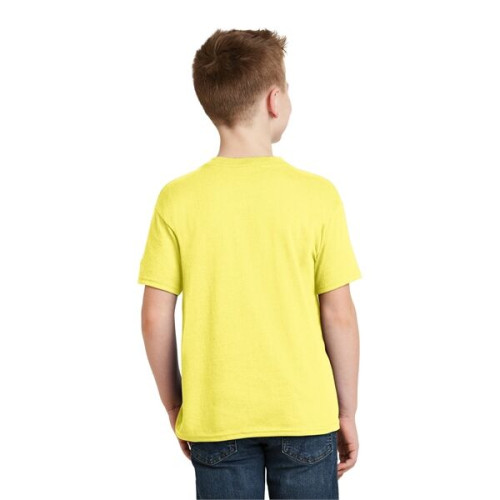 Hanes - Youth EcoSmart 50/50 Cotton/Poly T-Shirt.