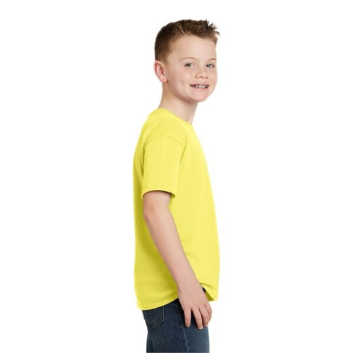 Hanes - Youth EcoSmart 50/50 Cotton/Poly T-Shirt.