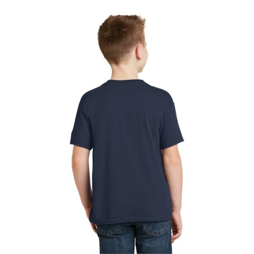 Hanes - Youth EcoSmart 50/50 Cotton/Poly T-Shirt.