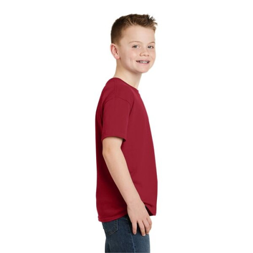 Hanes - Youth EcoSmart 50/50 Cotton/Poly T-Shirt.