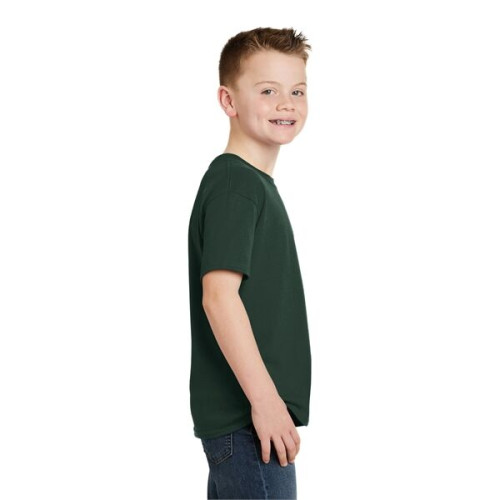 Hanes - Youth EcoSmart 50/50 Cotton/Poly T-Shirt.