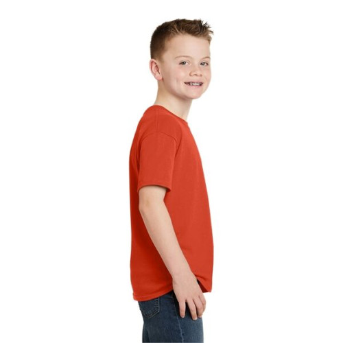 Hanes - Youth EcoSmart 50/50 Cotton/Poly T-Shirt.