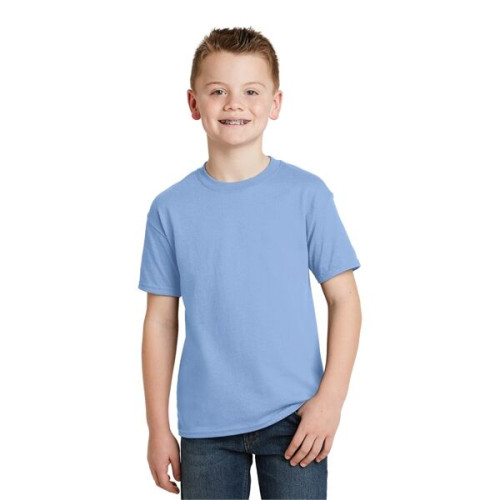 Hanes - Youth EcoSmart 50/50 Cotton/Poly T-Shirt.