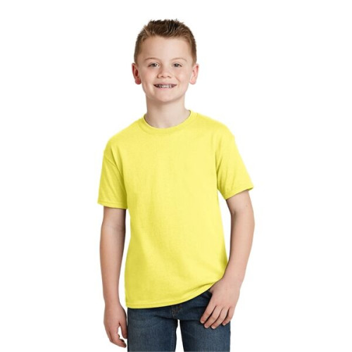 Hanes - Youth EcoSmart 50/50 Cotton/Poly T-Shirt.