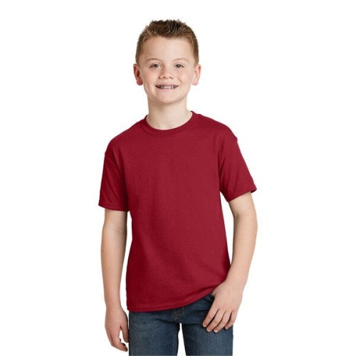 Hanes - Youth EcoSmart 50/50 Cotton/Poly T-Shirt.