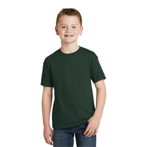 Hanes - Youth EcoSmart 50/50 Cotton/Poly T-Shirt.