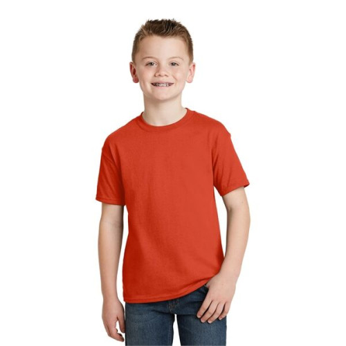 Hanes - Youth EcoSmart 50/50 Cotton/Poly T-Shirt.
