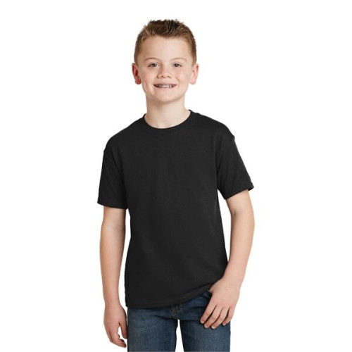 Hanes - Youth EcoSmart 50/50 Cotton/Poly T-Shirt.