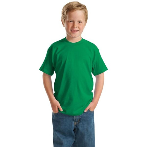 Hanes - Youth EcoSmart 50/50 Cotton/Poly T-Shirt.
