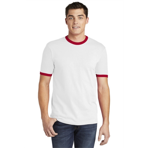 American Apparel Fine Jersey Ringer T-Shirt.
