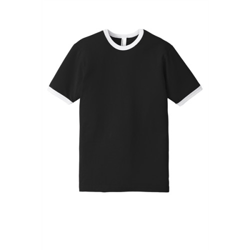 American Apparel Fine Jersey Ringer T-Shirt.