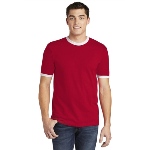 American Apparel Fine Jersey Ringer T-Shirt.