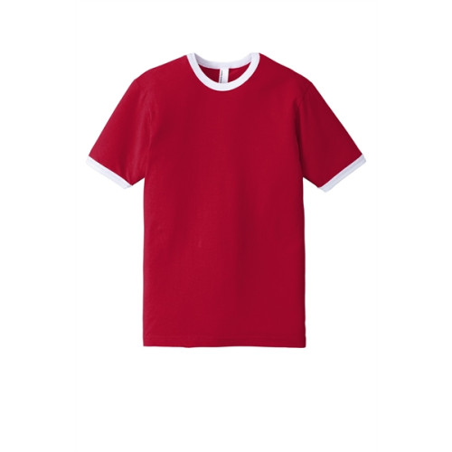 American Apparel Fine Jersey Ringer T-Shirt.