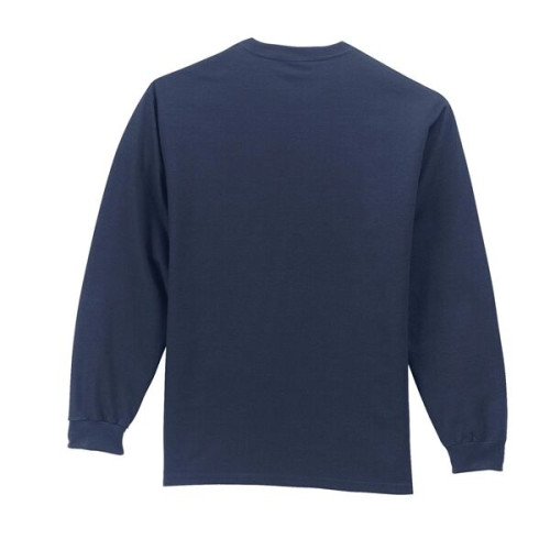 Port & Co Long Sleeve Essential Pocket Tee.