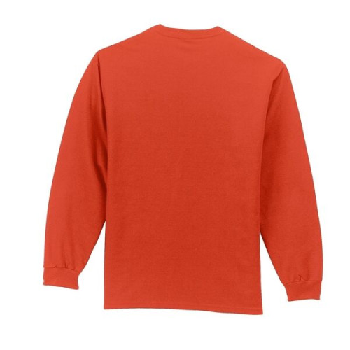 Port & Co Long Sleeve Essential Pocket Tee.