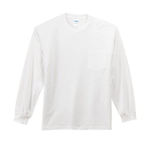 Port & Co Long Sleeve Essential Pocket Tee.