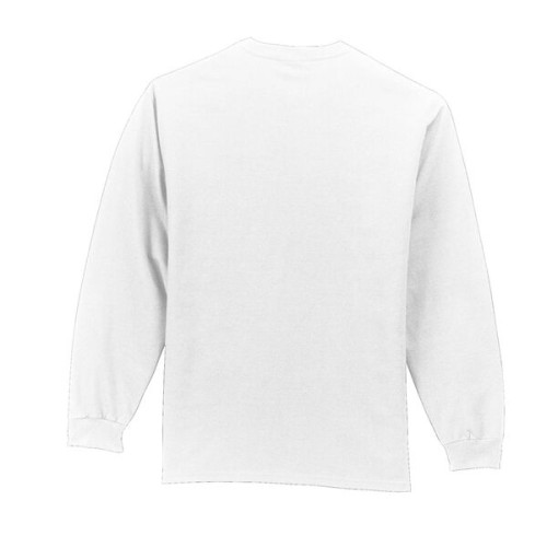 Port & Co Long Sleeve Essential Pocket Tee.