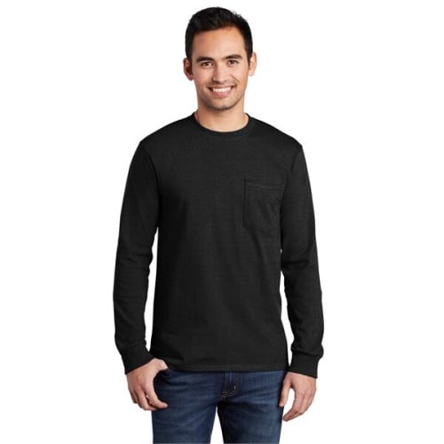 Port & Company - Long Sleeve Essential Pocket Tee.