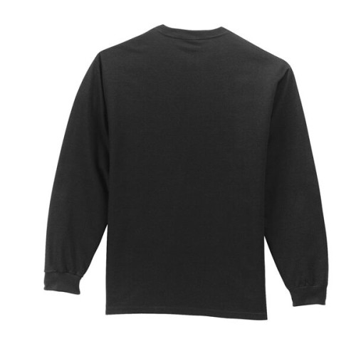 Port & Co Long Sleeve Essential Pocket Tee.