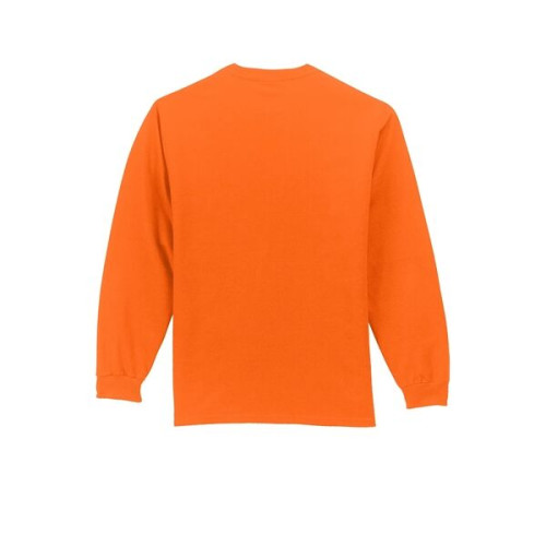 Port & Co Long Sleeve Essential Pocket Tee.