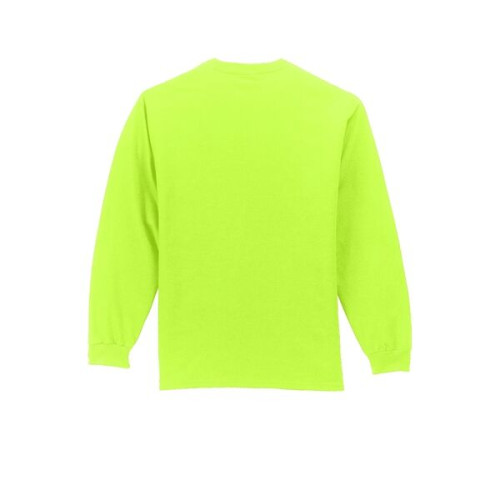 Port & Co Long Sleeve Essential Pocket Tee.