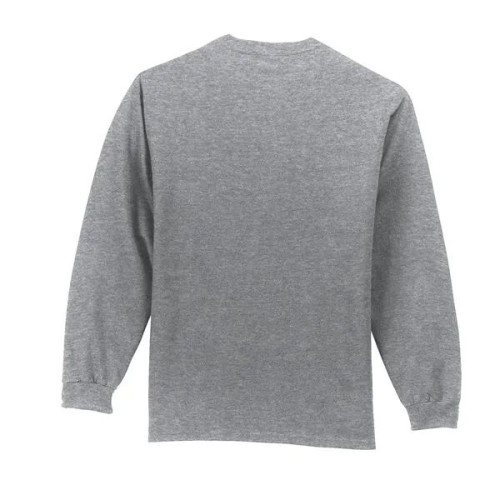 Port & Co Long Sleeve Essential Pocket Tee.